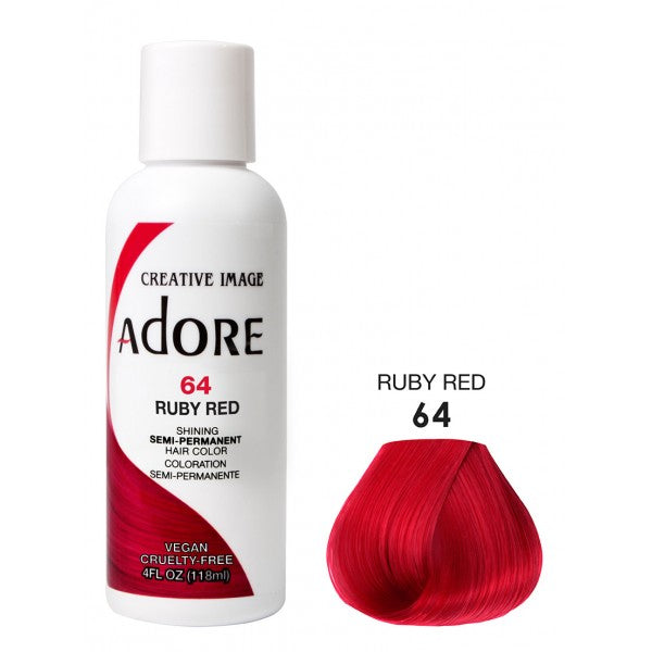 ADORE Colorations semi-permanentes Ruby Red 64