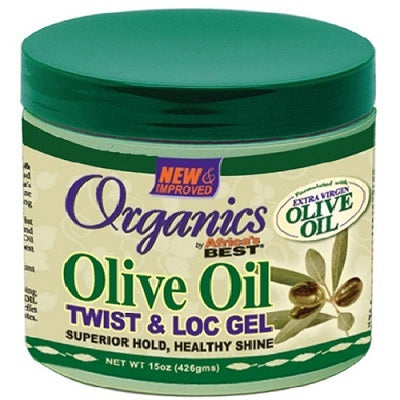 Africa's Best Organics- Gel Twist & Loc à l'huile d'olive 15oz Africa's Best