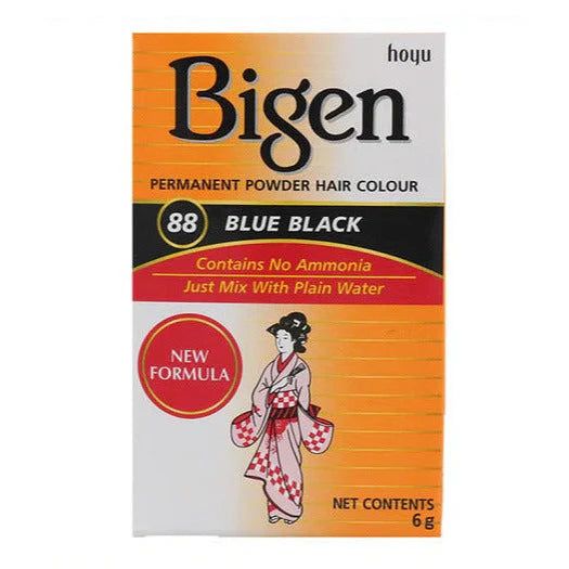 BIGEN Poudre Colorante Noir Bleu 88