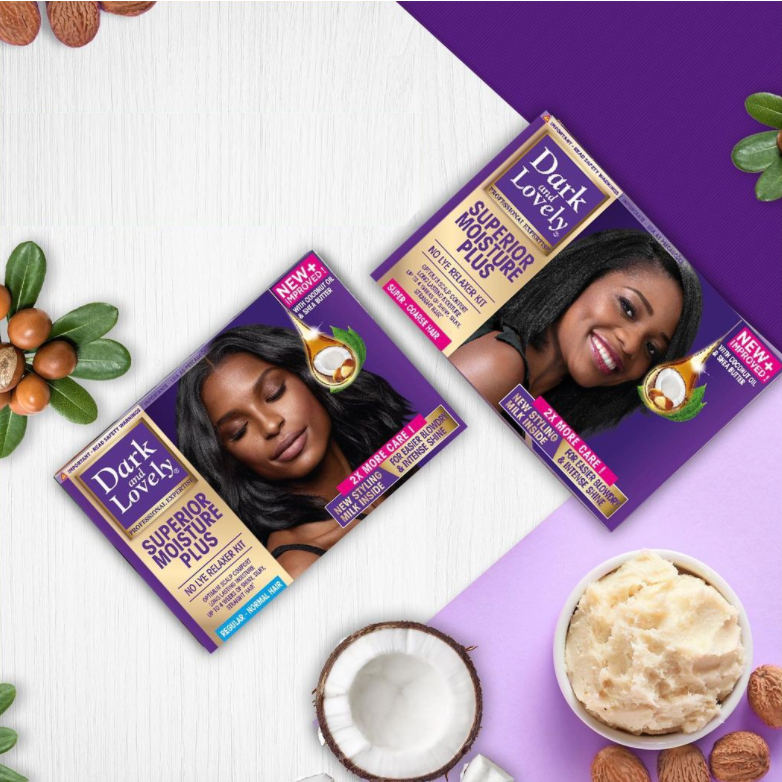 DARK & LOVELY Défrisant KIT "Superior Moisture Plus"