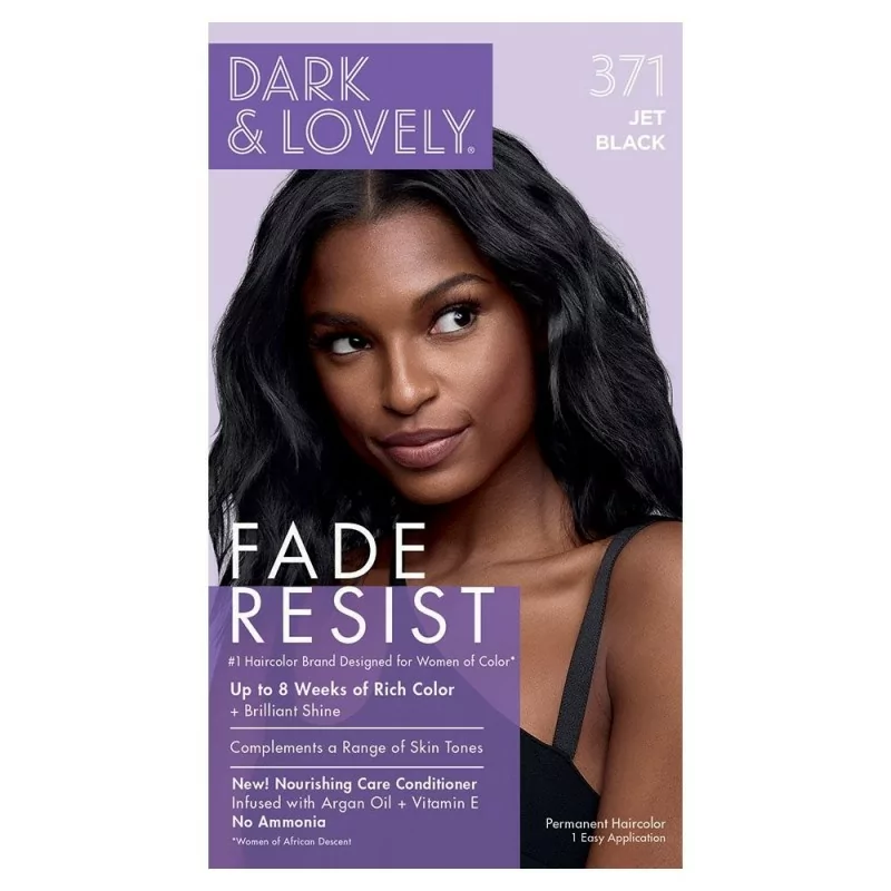 DARK & LOVELY Coloration Noir De Jais N°371