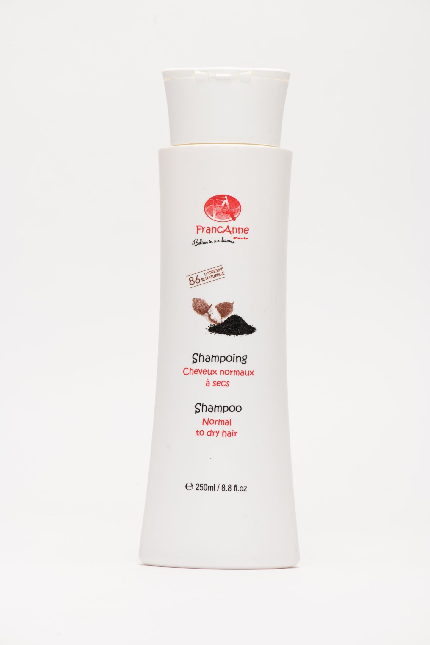 FrancAnne Shampoing 86 % d’Origine Naturelle 250 ml FrancAnne