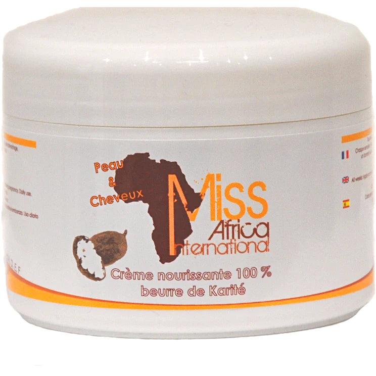 MISS AFRICA INTERNATIONAL Crème Nourissante 100% Beurre De Karité