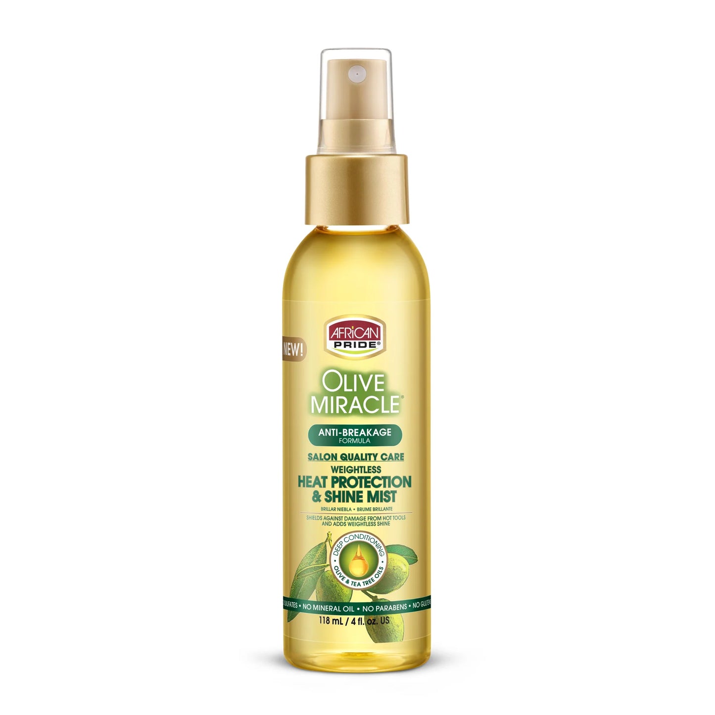 AFRICAN PRIDE OLIVE MIRACLE Brume De Protection Contre La chaleur