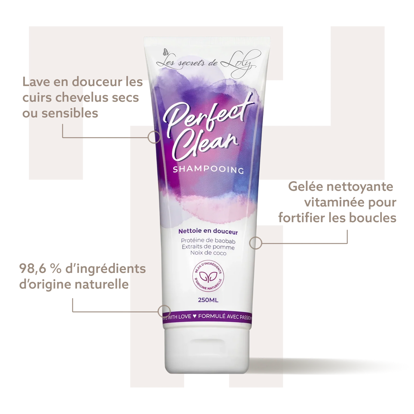 LES SECRETS DE LOLY Shampoing Perfect Clean 250 ml