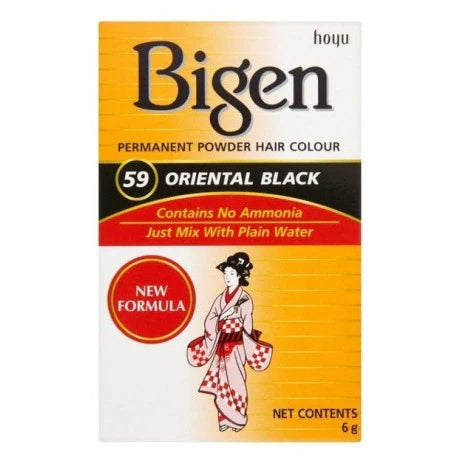 BIGEN Poudre Colorante Noir Oriental 59