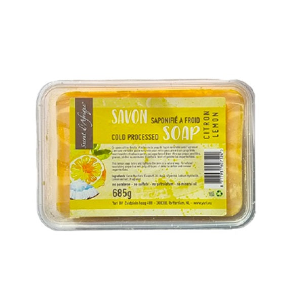 Secret d’Afrique Savon Saponifié à Froid Au Citron 685g