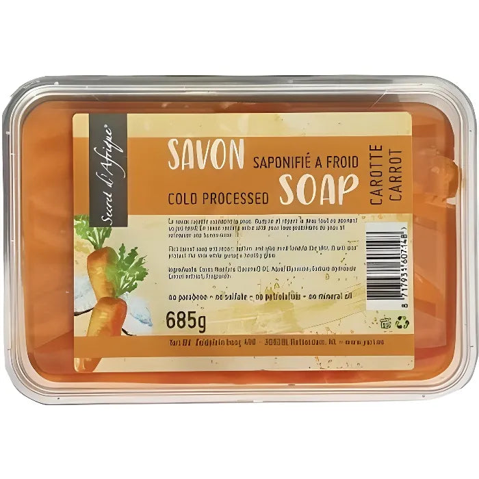Secret d’Afrique Savon pressé à froid Carotte