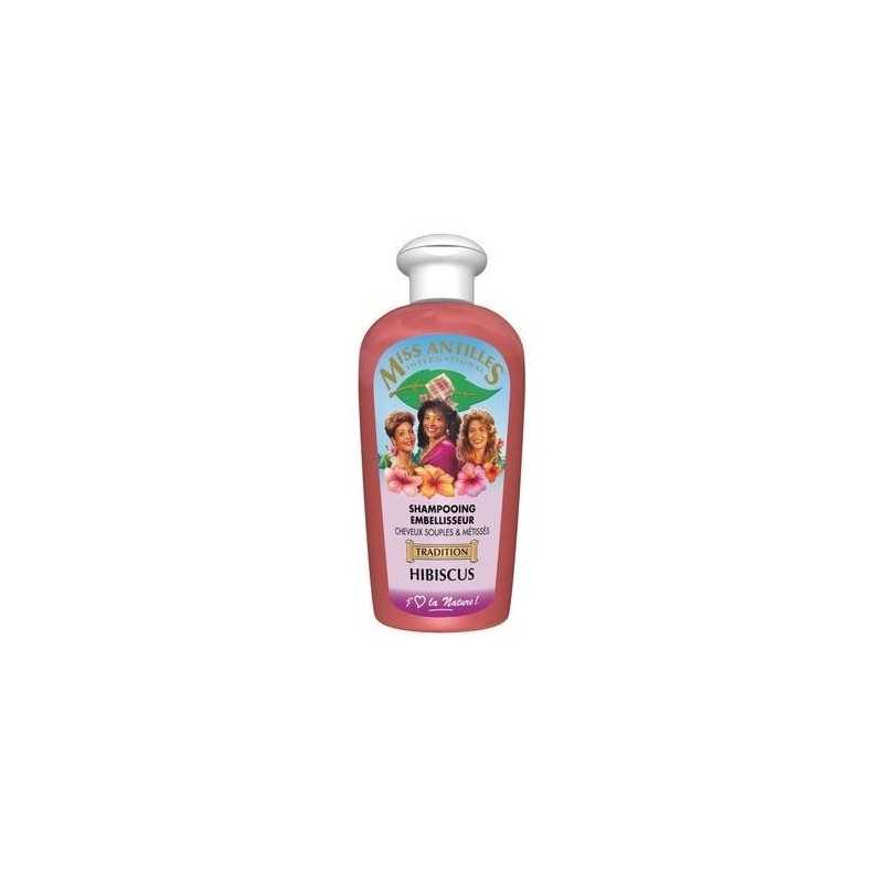 Shampoing Embellisseur Hibiscus (250 ml) - Miss Antilles