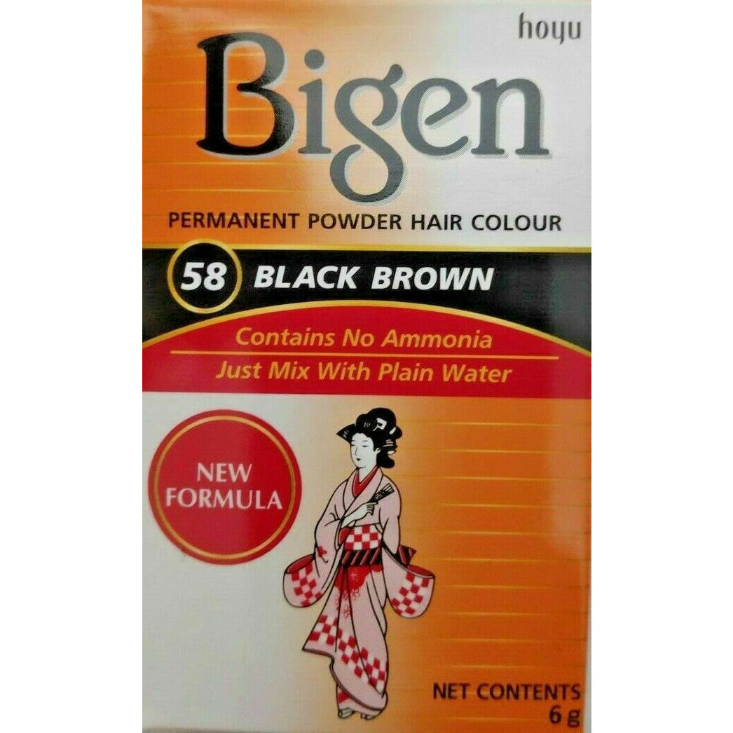 BIGEN Poudre Colorante Noir Naturel 58