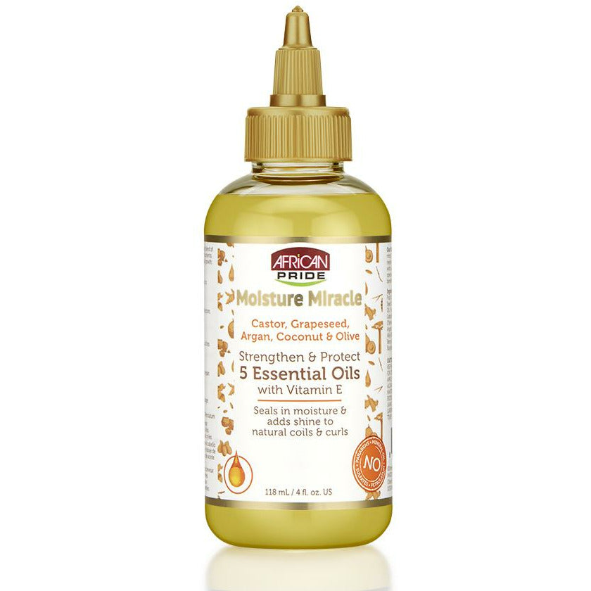 AFRICAN PRIDE MOISTURE MIRACLE 5 Huiles Essentielles