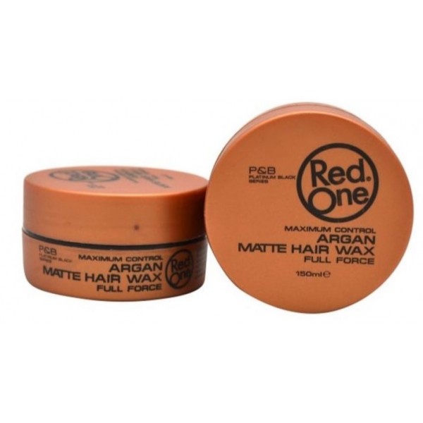 RED ONE MATTE HAIR WAX Cire Capillaire Argan