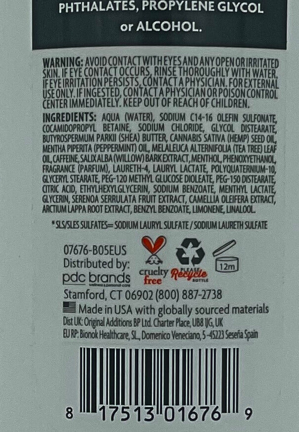 CANTU FOR MEN HAIR & BODY WASH