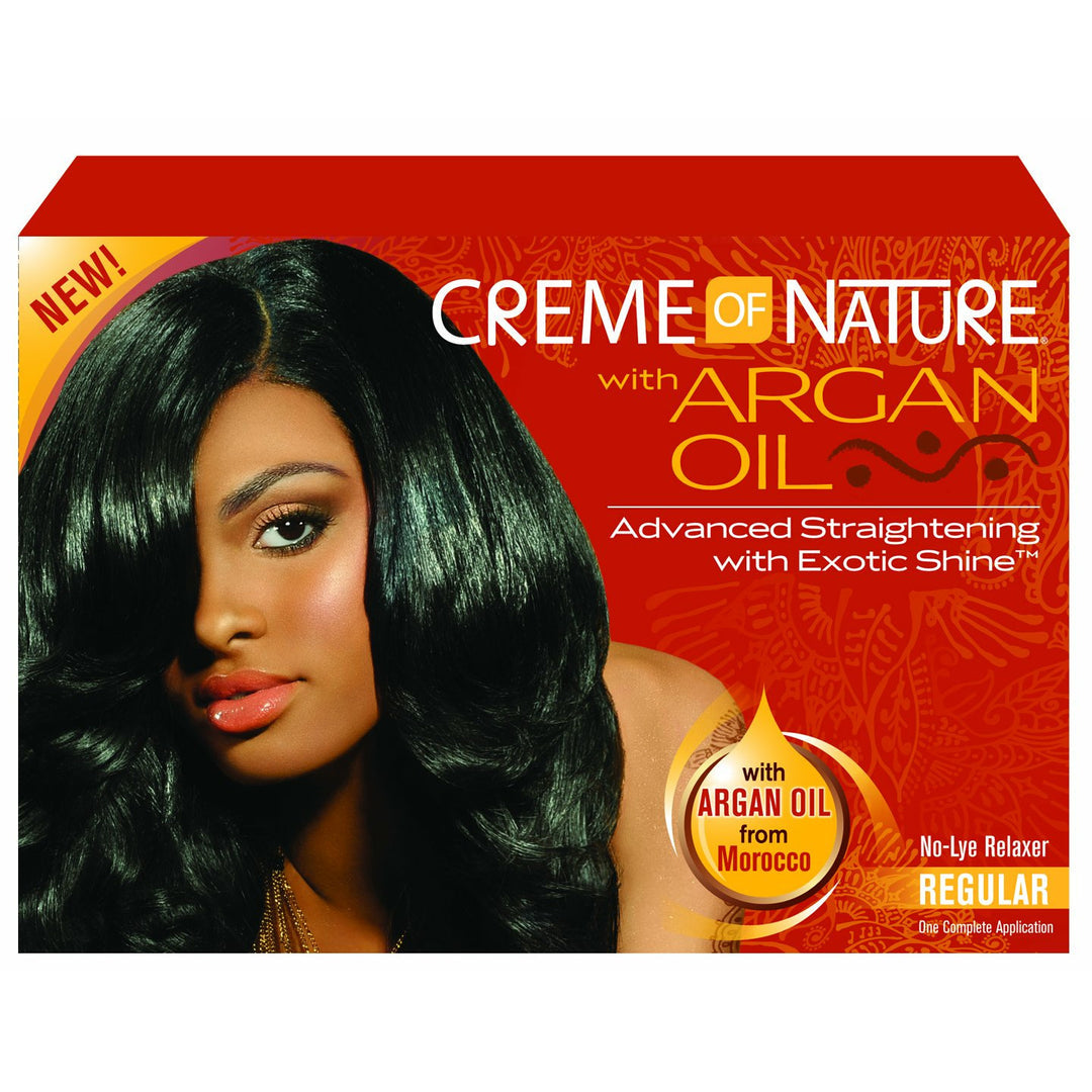 CREME OF NATURE ARGAN OIL Kit Défrisant "Normal" Creme of Nature