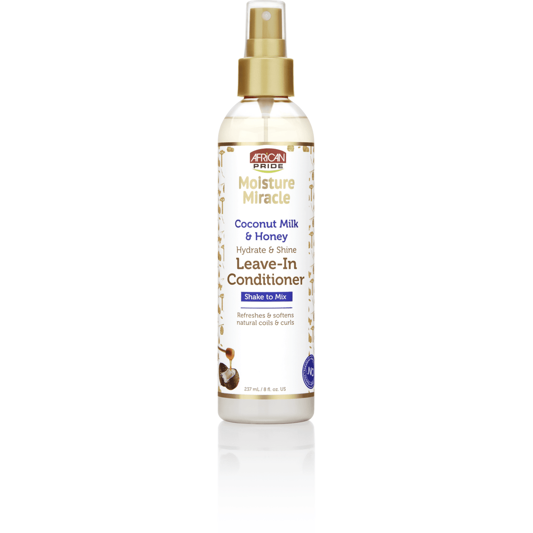 AFRICAN PRIDE MOISTURE MIRACLE Leave-in Conditioner Lait de Coco et Miel
