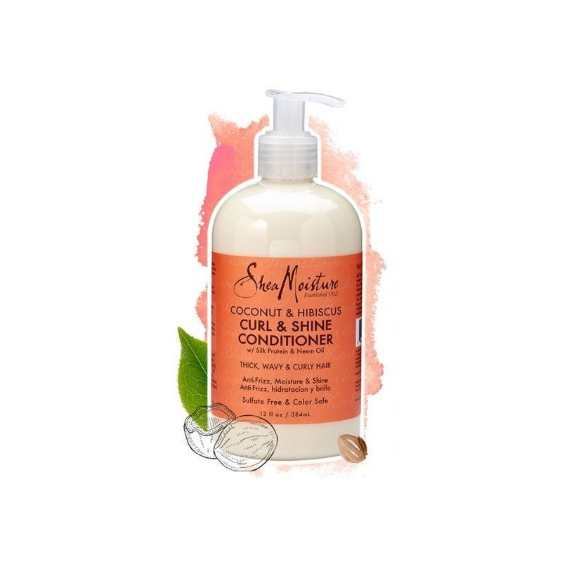 SHEA MOISTURE COCO & HIBISCUS Conditionneur "CURL & SHINE" Shea Moisture