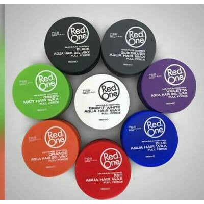 RED ONE AQUA WAX Cire Capillaire Bleu
