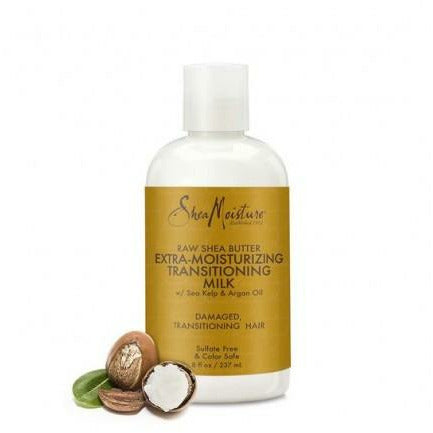 SHEA MOISTURE RAW SHEA BUTTER Lait Capillaire Hydratation Extrême "Extra Moisture"