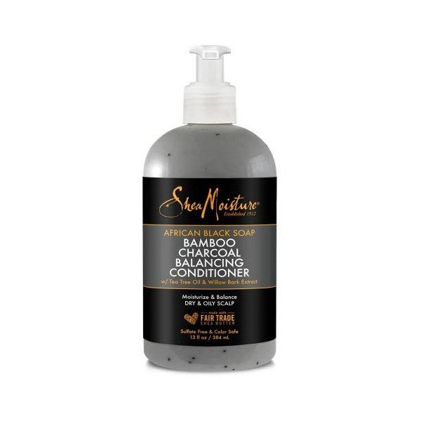 SHEA MOISTURE AFRICAN BLACK SOAP BAMBOO CHARCOAL Après-shampooing