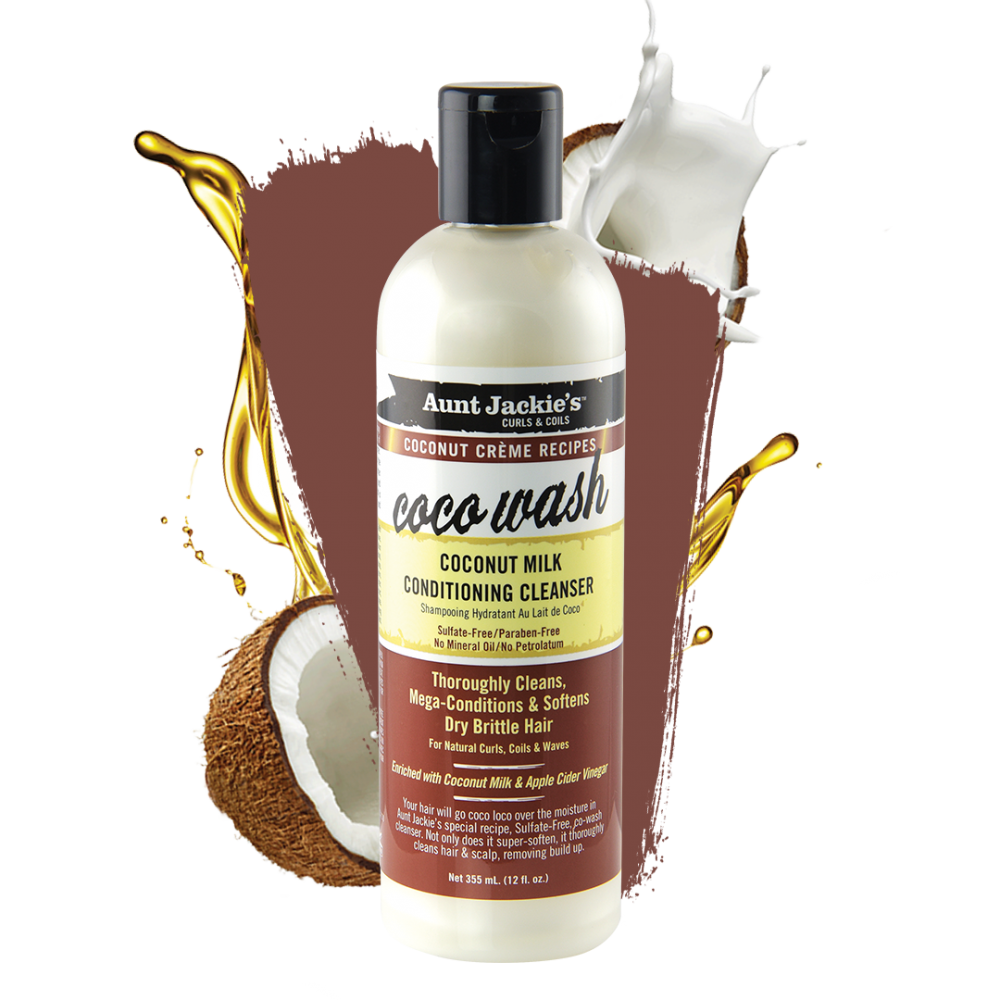 AUNT JACKIE'S COCONUT BUTTER Shampooing "Coco Wash"