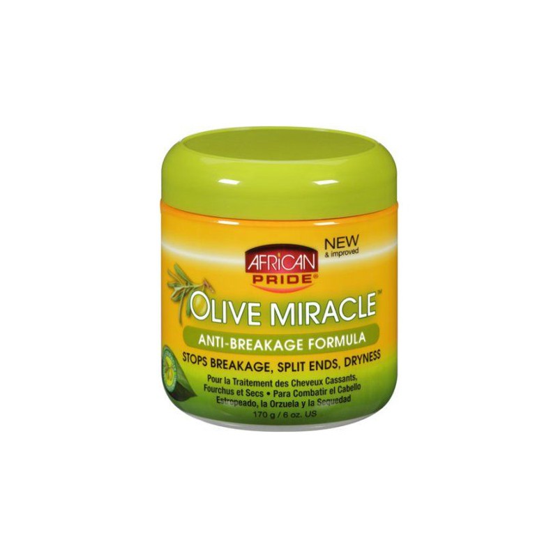 AFRICAN PRIDE OLIVE MIRACLE Crème Capillaire Anti-Casse