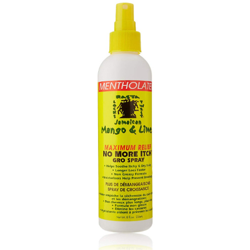 JAMAICAN MANGO & LIME No More Itch Gro Spray "MENTHOLATED"