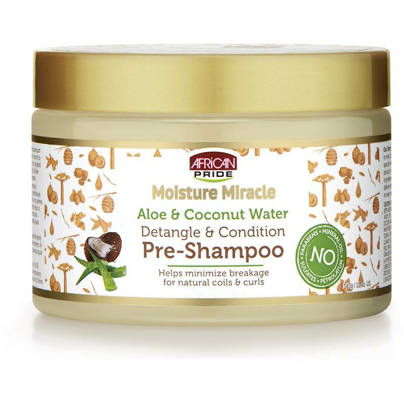 AFRICAN PRIDE MOISTURE MIRACLE Pre-Shampooing