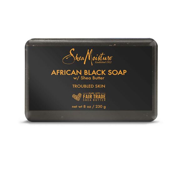 SHEA MOISTURE AFRICAN BLACK SOAP BAMBOO CHARCOAL Savon Noir