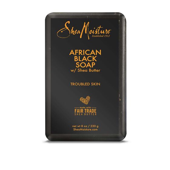 SHEA MOISTURE AFRICAN BLACK SOAP BAMBOO CHARCOAL Savon Noir