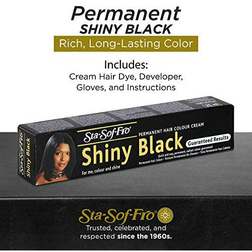 STA-SOF-FRO SHINY BLACK Coloration En Tube Noir Brillant