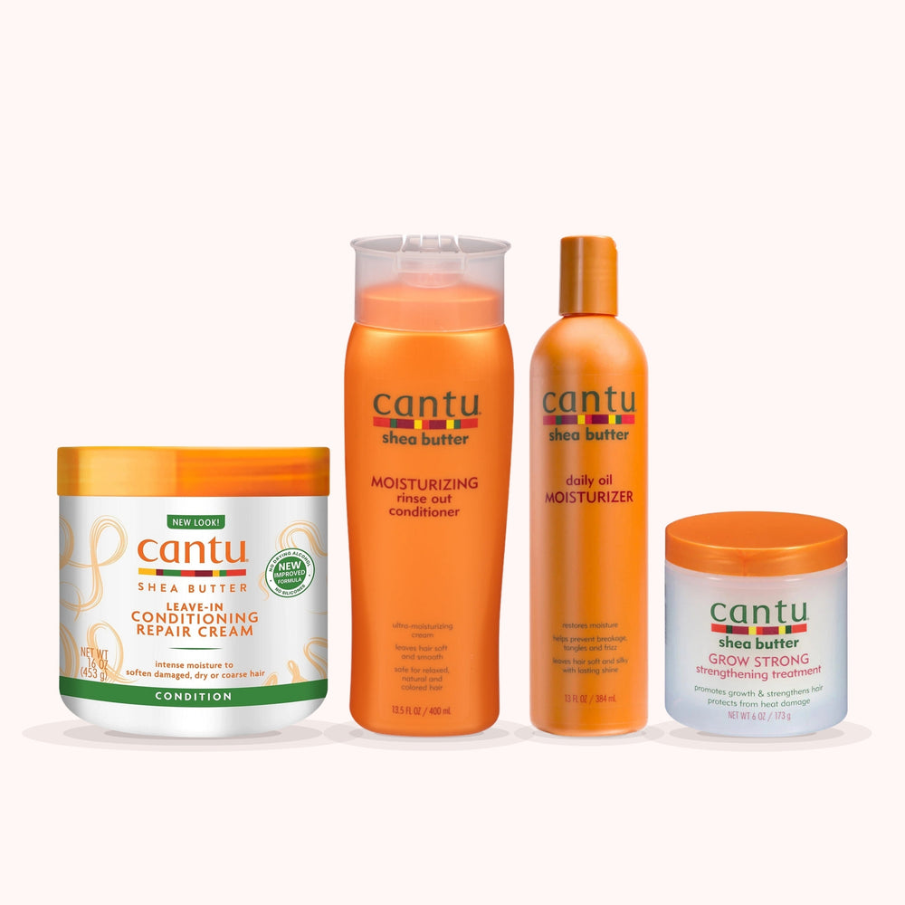 Routine Cantu Shea Butter Anti-Casse & Pousse
