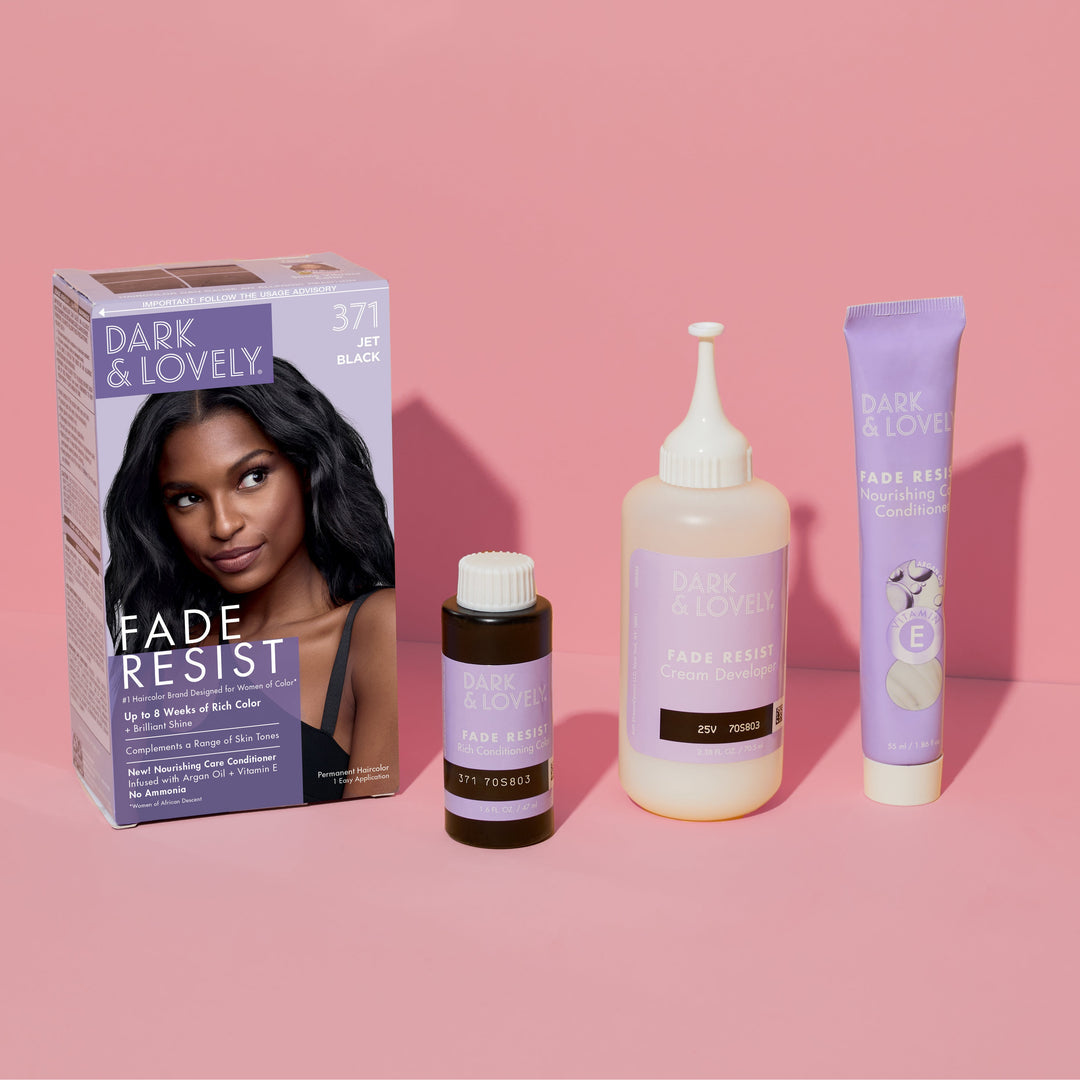 DARK & LOVELY Coloration Noir De Jais N°371