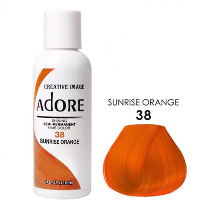 ADORE  Colorations semi-permanentes Sunrise Orange 38
