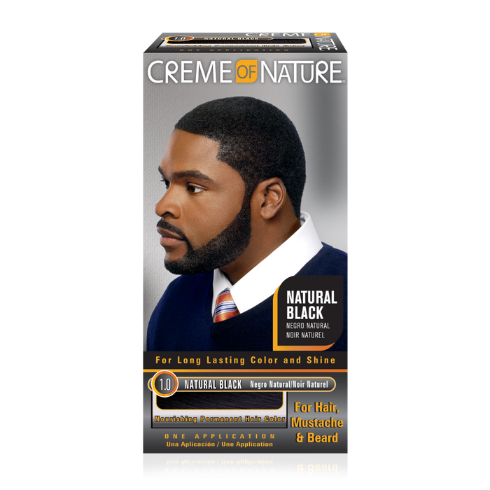 CREME OF NATURE Gel Color For Men 1.0 Natural Black
