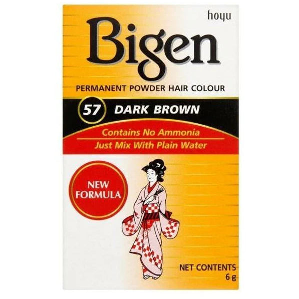BIGEN  Poudre Colorante Brun Foncé 57
