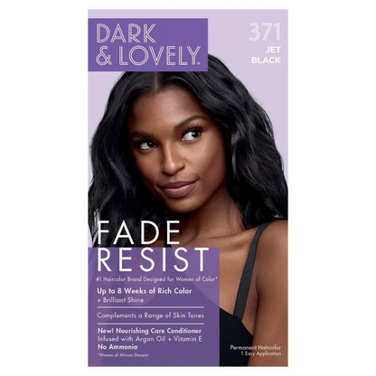 DARK & LOVELY Coloration Noir De Jais N°371