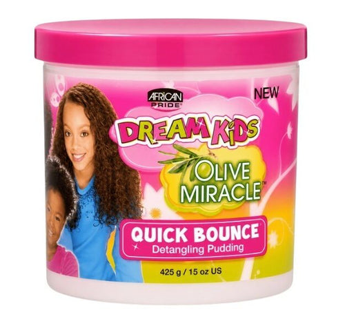 AFRICAN PRIDE OLIVE MIRACLE DREAM KIDS Pudding Démêlant "Quick Bounce"