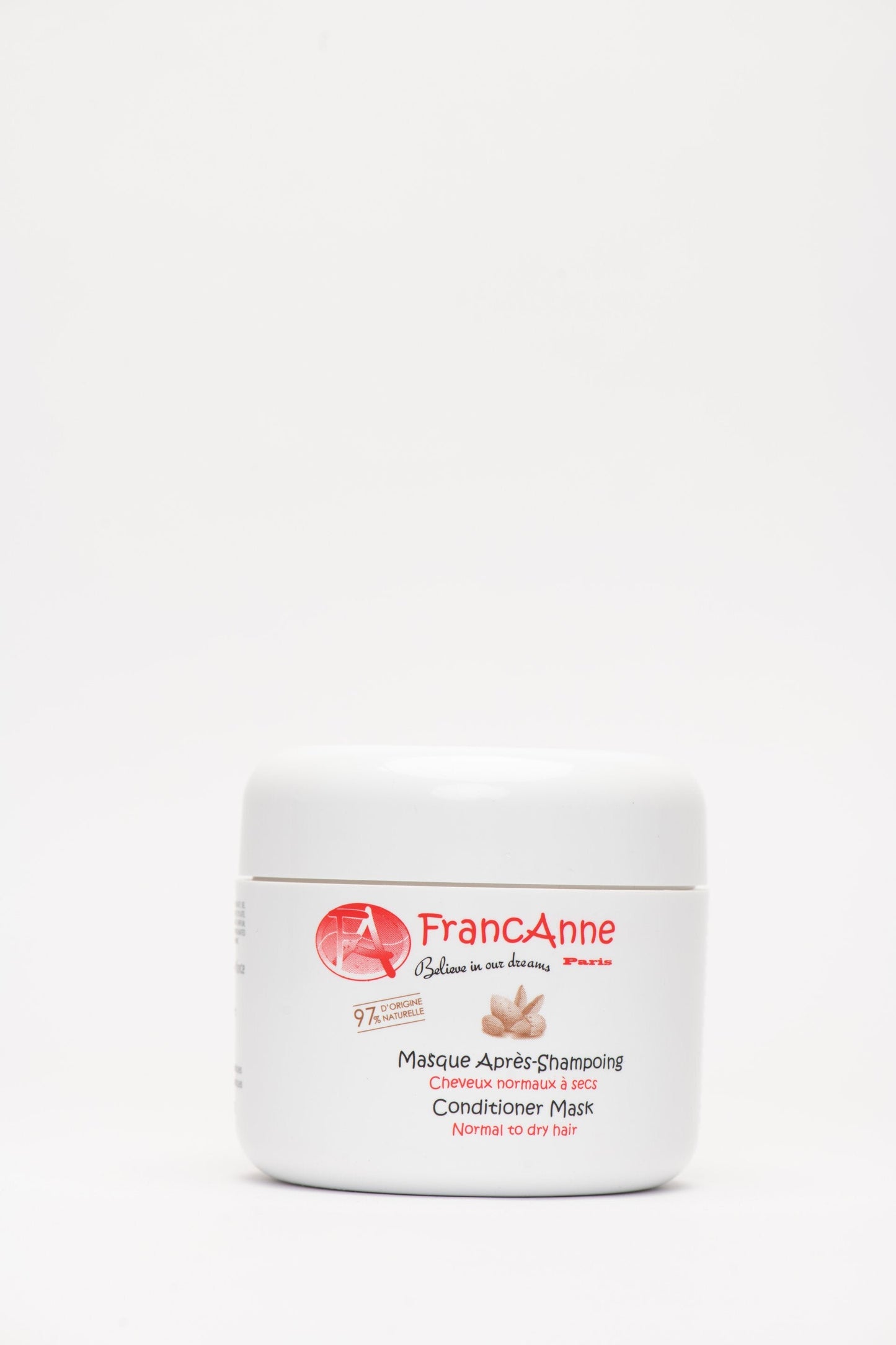 FrancAnne Masque Après-Shampoing Conditionneur Démêlant – 97 % d’Origine Naturelle 200 ml FrancAnne