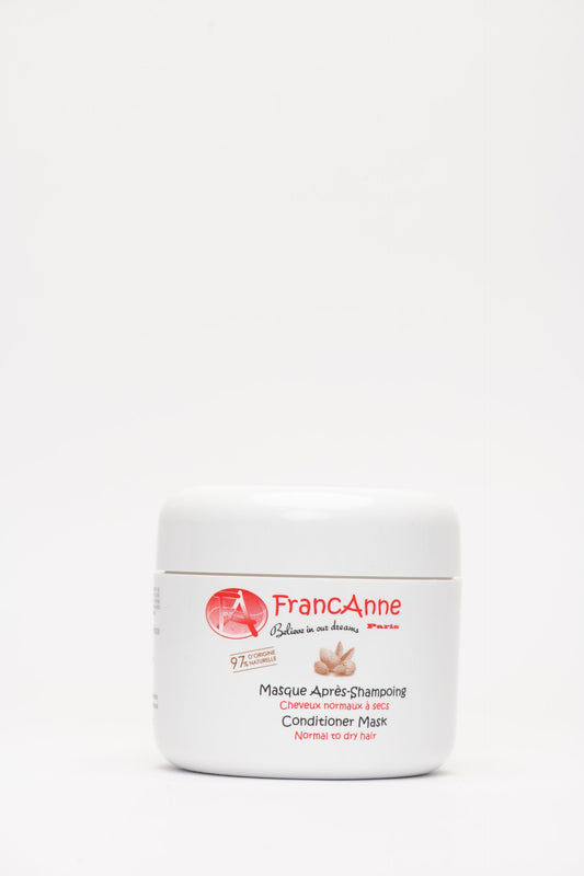 FrancAnne Masque Après-Shampoing Conditionneur Démêlant – 97 % d’Origine Naturelle 200 ml FrancAnne