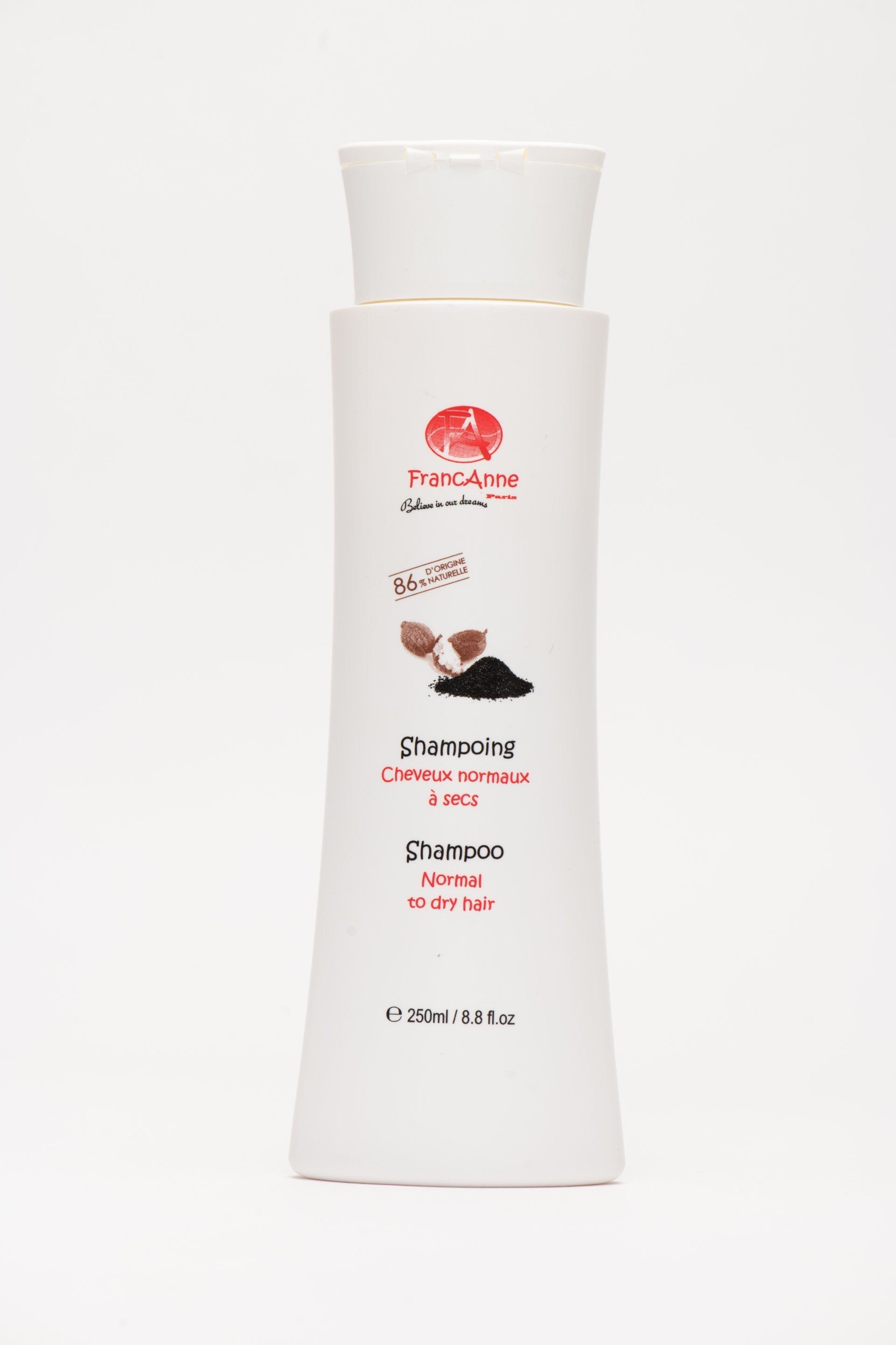 FrancAnne Shampoing 86 % d’Origine Naturelle 250 ml FrancAnne