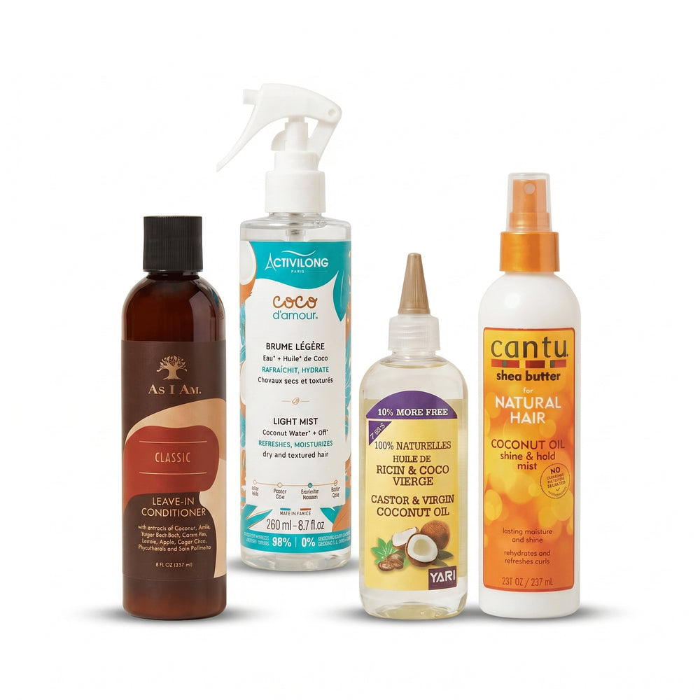 Routine Hydratation Intense Cheveux Crépus, Frisés & Bouclés
