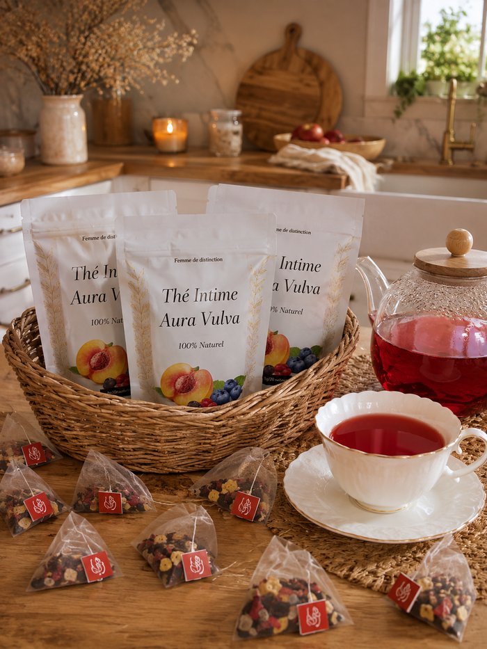 FEMME DE DISTINCTION Cure thé yoni 1 mois - pack de 3