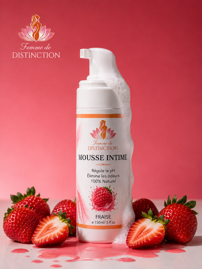 FEMME DE DISTINCTION Mousse intime nettoyante douce