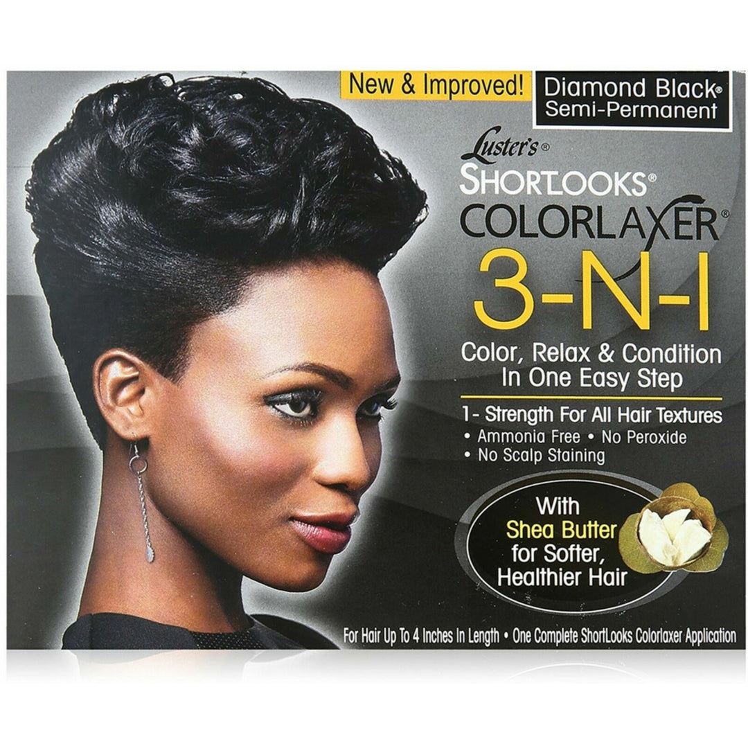 LUSTER'S PINK SHORTLOOKS  Color Relaxer 3-en-1 Brown