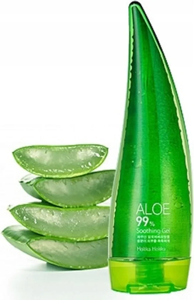 Soothing Gel Holika Holika avec 99% de Jus de Feuilles d'Aloès de l'Ile Vierge de Jeju, 250 ml