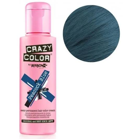 CRAZY COLOR Peacock Blue N°45