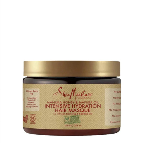 SHEA MOISTURE MANUKA HONEY & MAFURA OIL   Masque capillaire Intensif