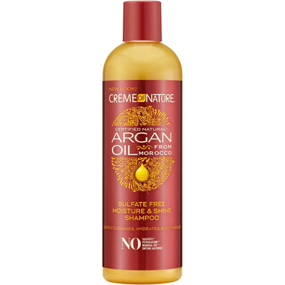 CREME OF NATURE ARGAN OIL   Shampooing Hydratant & Brillant