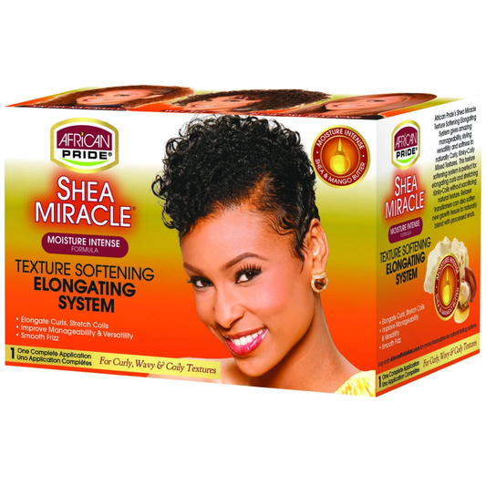 AFRICAN PRIDE SHEA BUTTER MIRACLE  Beurre de Karité Miracle Texture Adoucissant Allongeant