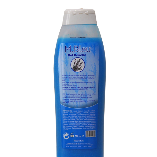 M BLEU  Gel Douche